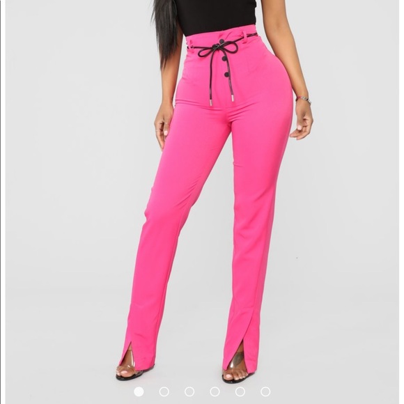 Fashion Nova Pants - Fashion Nova Fuchsia Pants